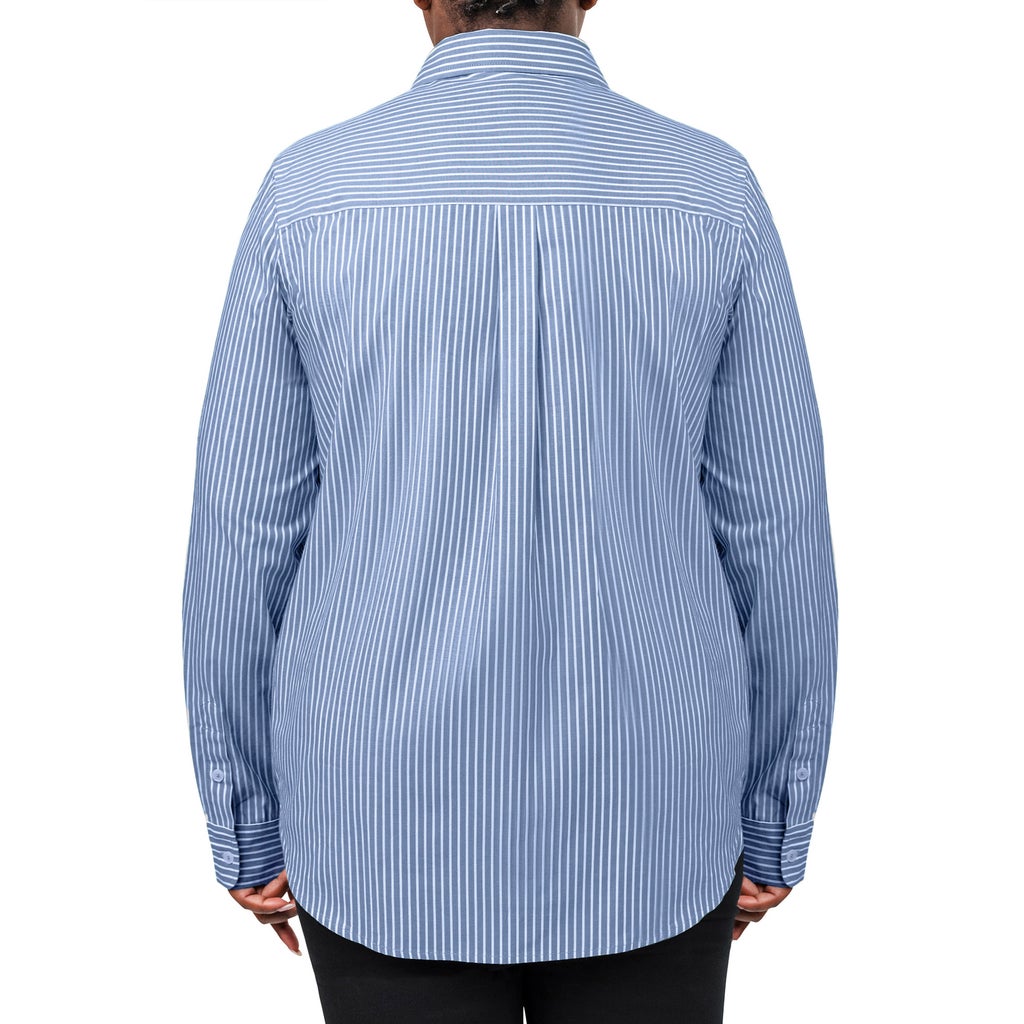 United Colors of Benetton Women’s Supima Cotton Stripe Woven Shirt