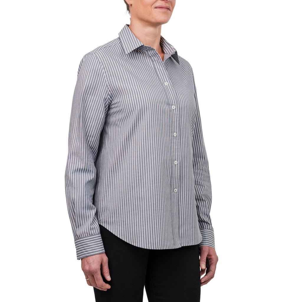 United Colors of Benetton Women’s Supima Cotton Stripe Woven Shirt