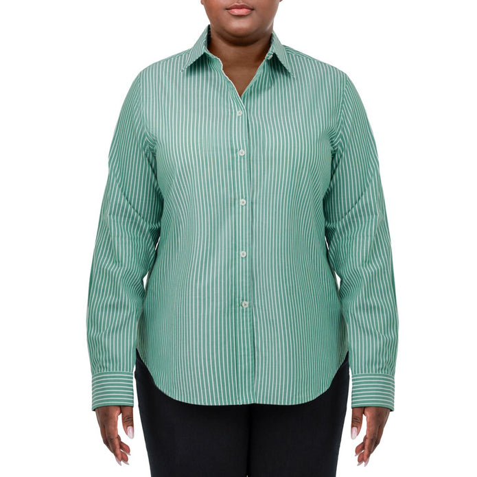 United Colors of Benetton Women’s Supima Cotton Stripe Woven Shirt