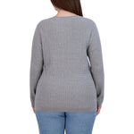 Tommy Hilfiger Women's Long Sleeve Cable Sweater
