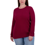 Tommy Hilfiger Women's Long Sleeve Cable Sweater