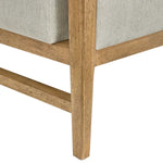 Thomasville Fabric Accent Chair with Wood Trim