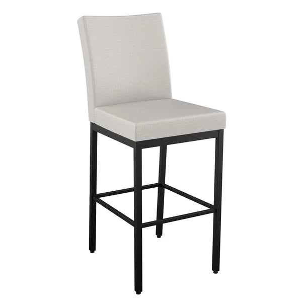Amisco Drift Black Frame Polyester Counterstool