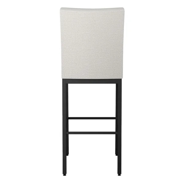 Amisco Drift Black Frame Polyester Counterstool