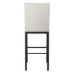 Amisco Drift Black Frame Polyester Counterstool