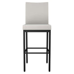 Amisco Drift Black Frame Polyester Counterstool