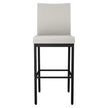 Amisco Drift Black Frame Polyester Counterstool