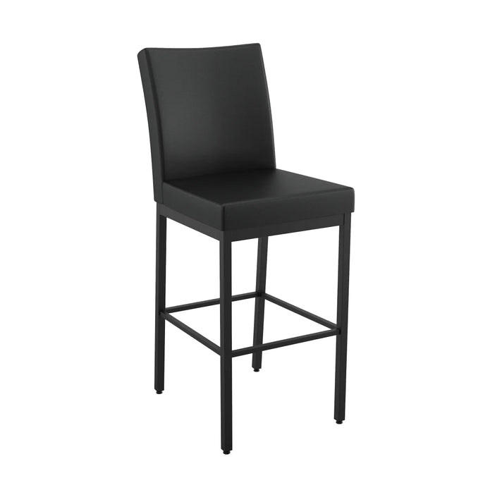 Amisco Drift Black Metal Frame Counterstool