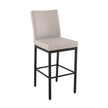 Amisco Drift Black Metal Frame Counter Stool