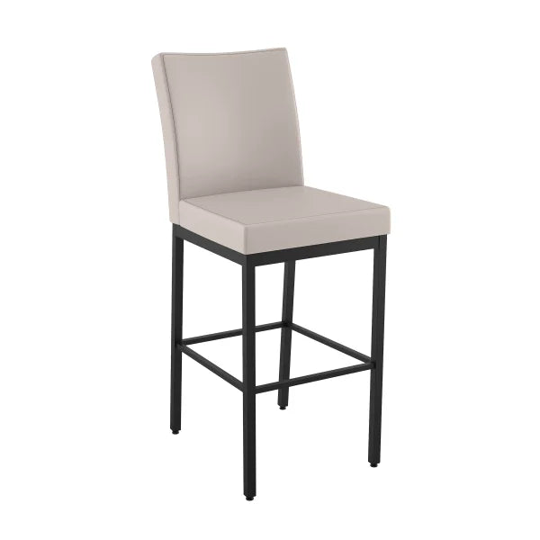 Amisco Drift Black Metal Frame Counterstool