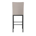 Amisco Drift Black Metal Frame Counter Stool