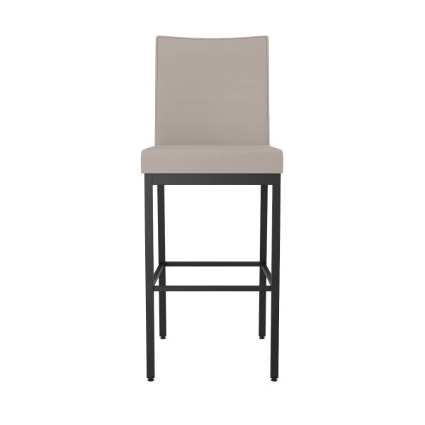 Amisco Drift Black Metal Frame Counter Stool