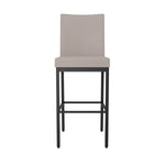 Amisco Drift Black Metal Frame Counterstool
