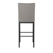 Amisco Drift Black Metal Frame Counter Stool