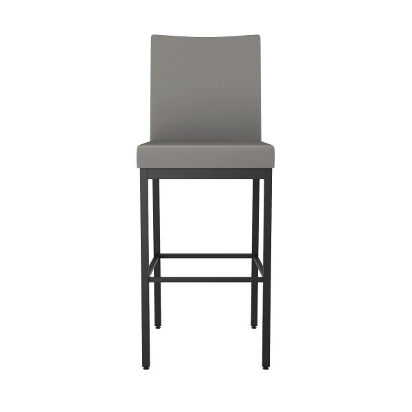 Amisco Drift Black Metal Frame Counter Stool
