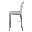 Amisco Drift Grey Frame Polyester Counterstool