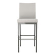 Amisco Drift Grey Frame Polyester Counterstool