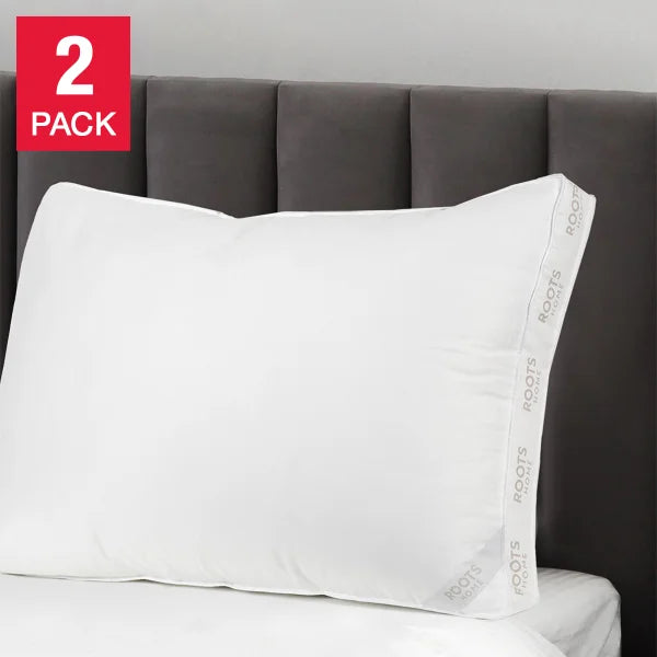 Roots Home Microgel Pillow, 2-pack