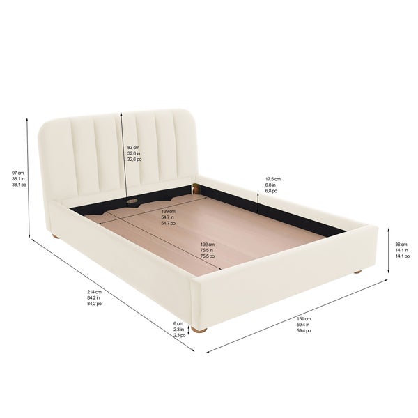 Hamilton Upholstered Double Bed