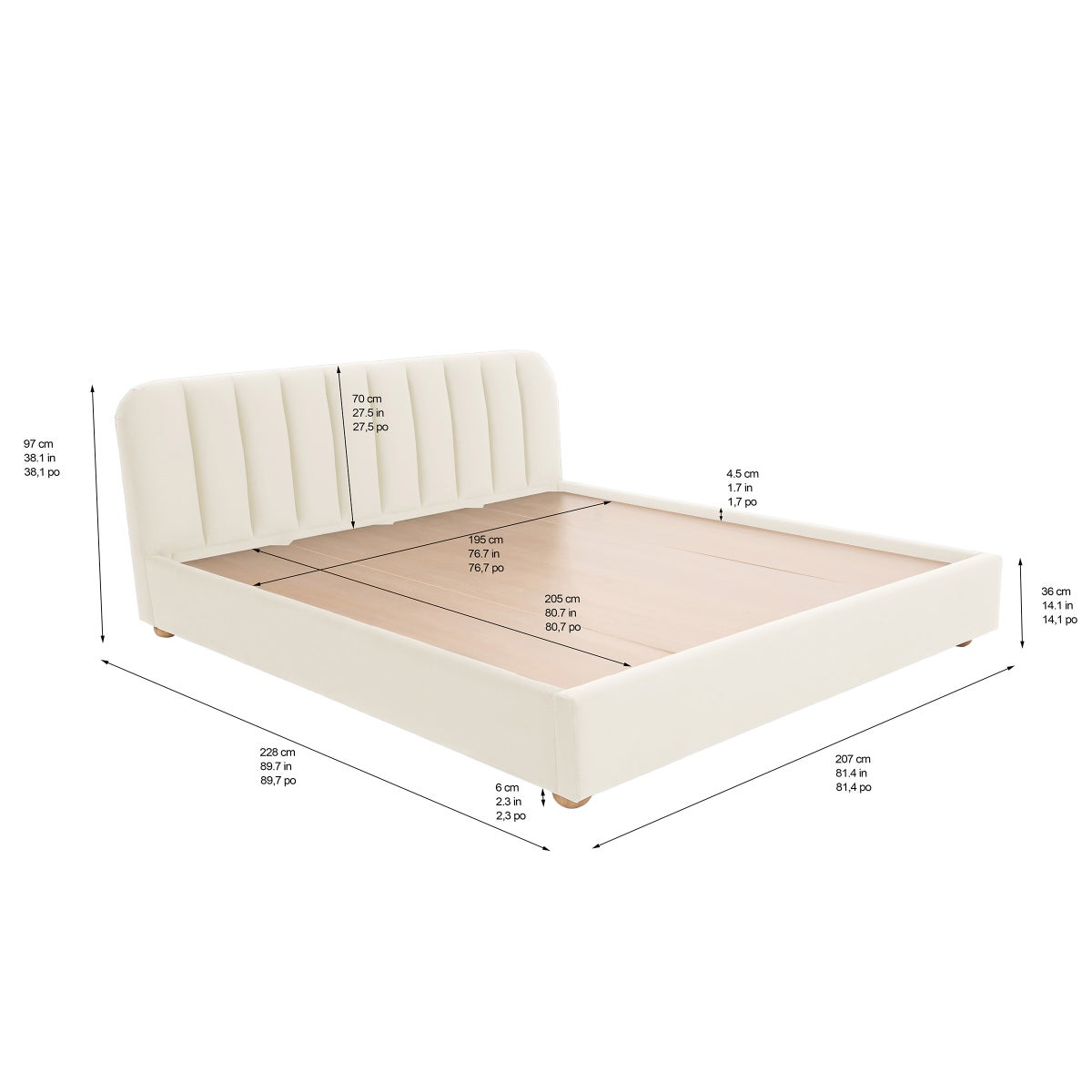 Hamilton Upholstered King Bed