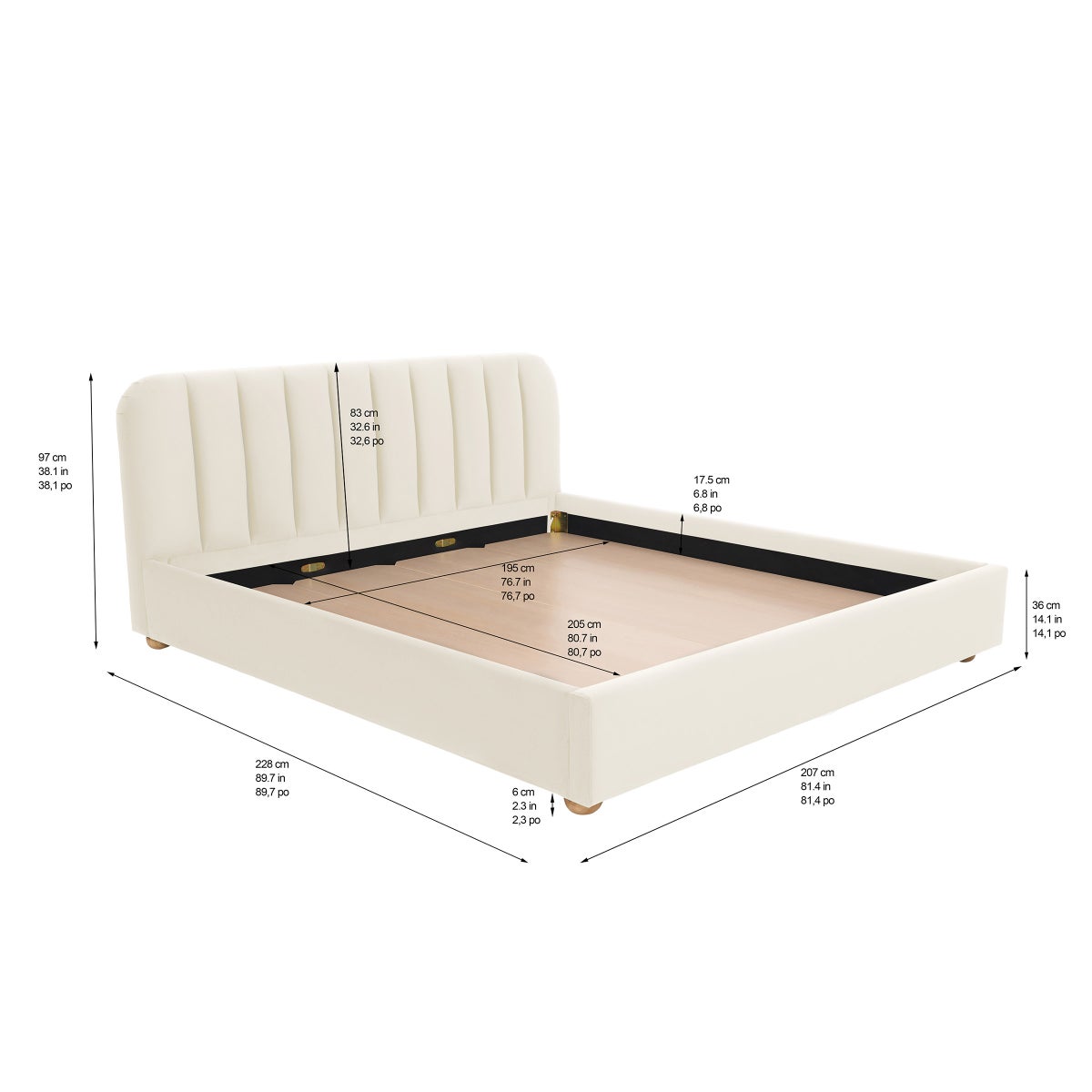 Hamilton Upholstered King Bed