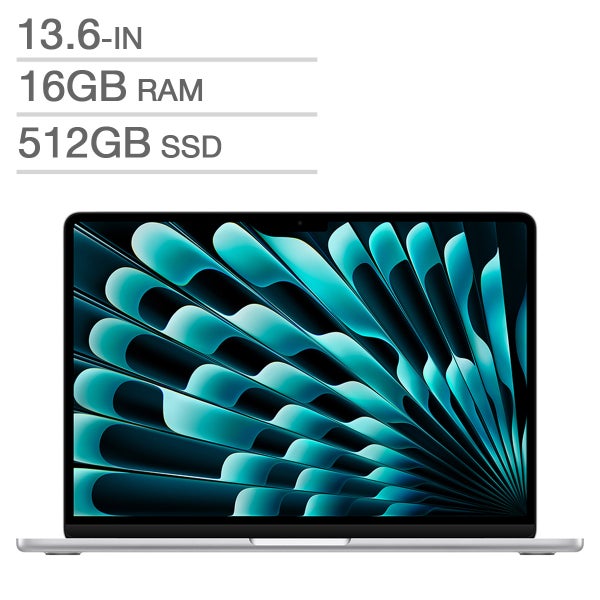 Apple MacBook Air 13.6 in., Apple M4 Chip - 16 GB RAM, 512 GB SSD