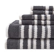 Textured Stripe Towel Set, 6 Piece