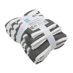 Textured Stripe Towel Set, 6 Piece