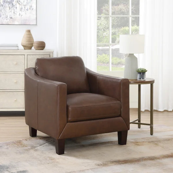Simon Li – Reagan Top-grain Leather Armchair