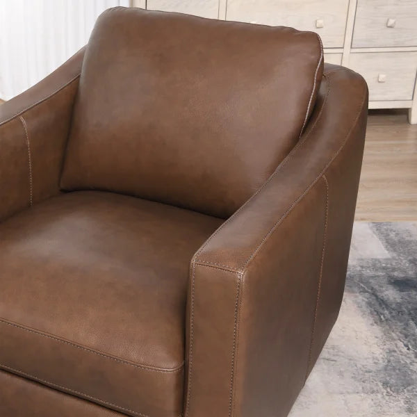 Simon Li – Reagan Top-grain Leather Armchair