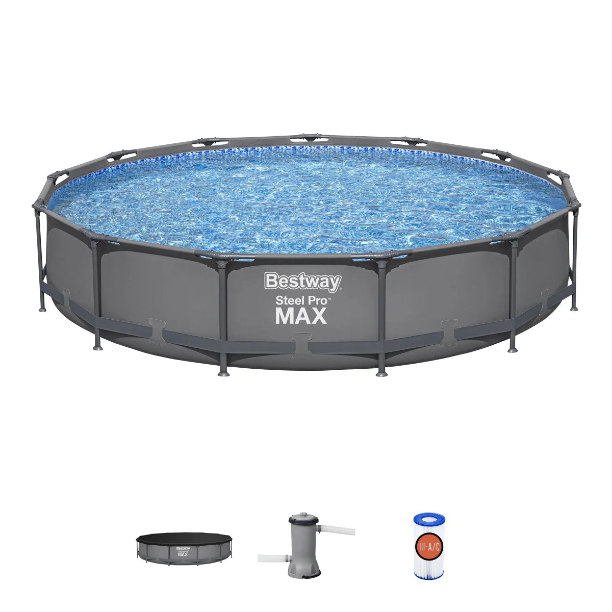 Bestway Steel Pro MAX 3.96 m x 76 cm (13 ft. x 30 in.) Round Pool