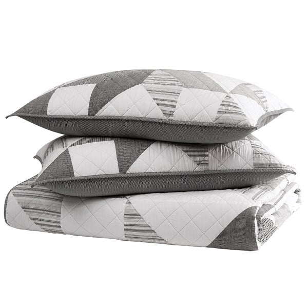 Origami Patchwork Quilt Set, 3-piece