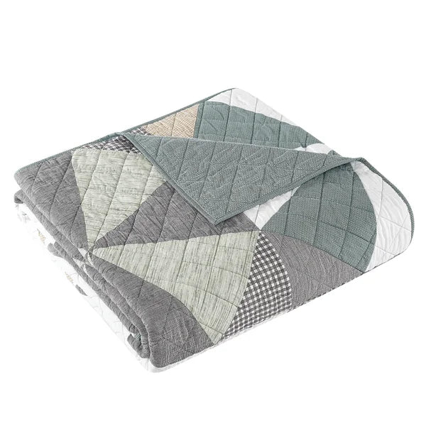 Origami Patchwork Quilt Set, 3-piece