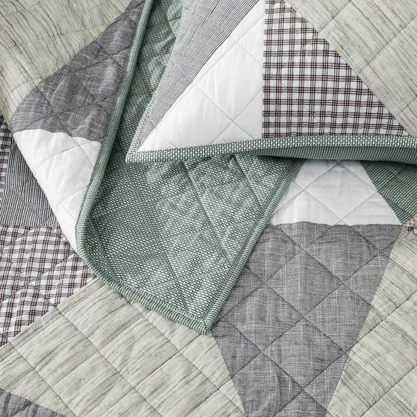Origami Patchwork Quilt Set, 3-piece