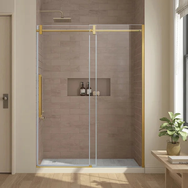 OVE Decors Dayton Frameless Glass Alcove Shower Door