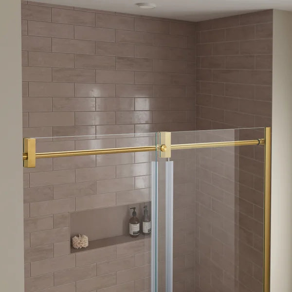 OVE Decors Dayton Frameless Glass Alcove Shower Door