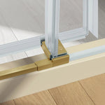OVE Decors Dayton Frameless Glass Alcove Shower Door