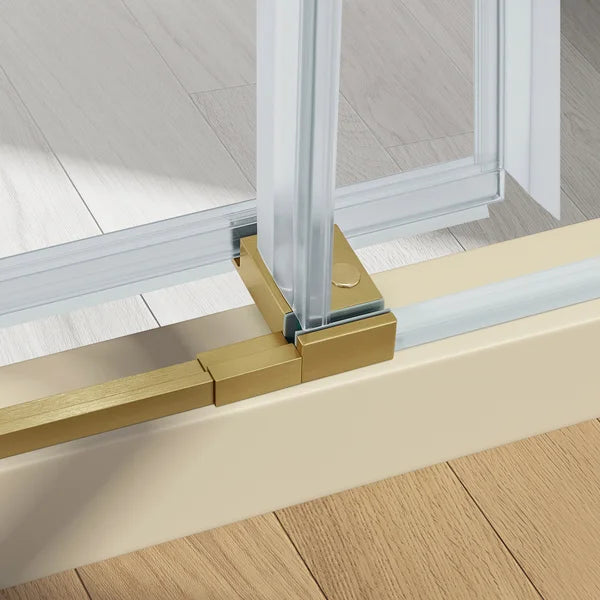 OVE Decors Dayton Frameless Glass Alcove Shower Door