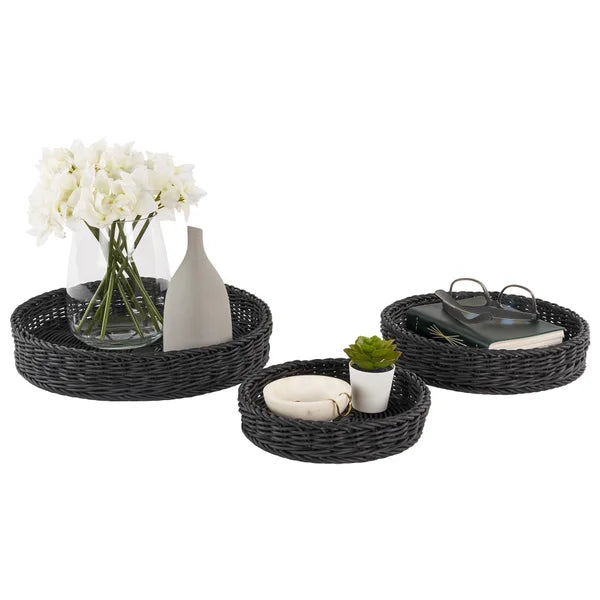 Neatfreak Handwoven Trays, 3-pieces