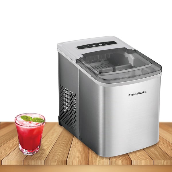 Frigidaire Self Cleaning Ice Maker 11.8 kg (26 lb.), Stainless Steel