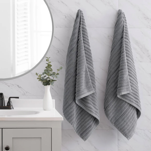Welhome Bath Towel, 2 Pack