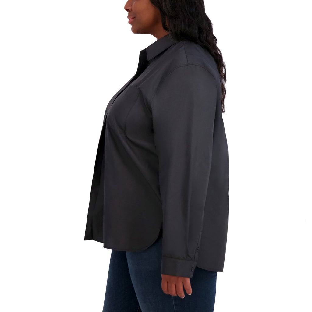 French Connection Women's Henley Blouse