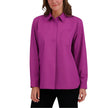 French Connection Women's Henley Blouse - Purple