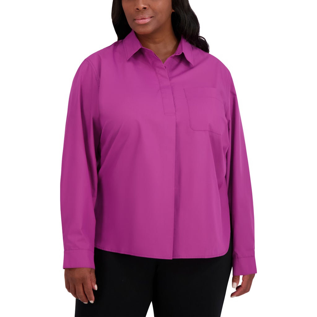 French Connection Women's Henley Blouse