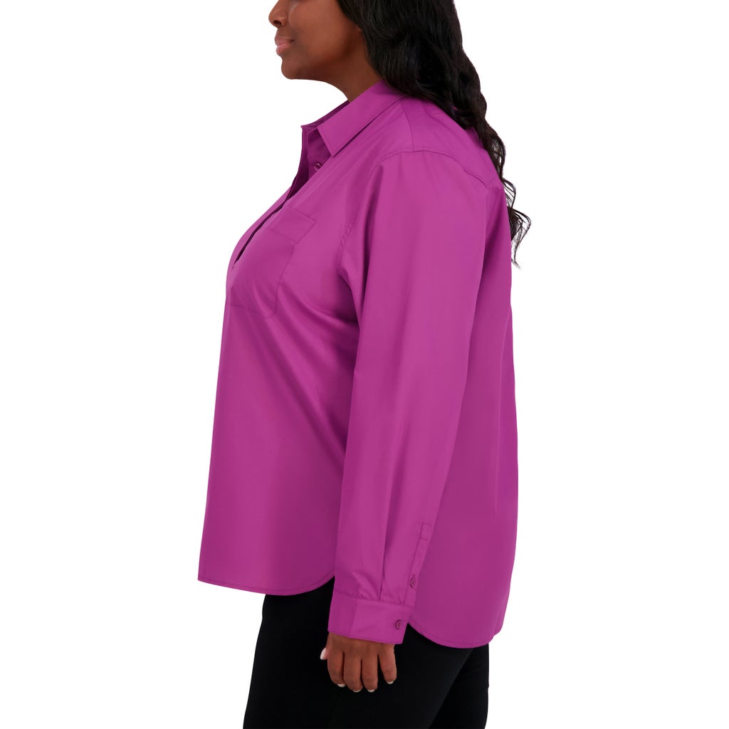 French Connection Women's Henley Blouse