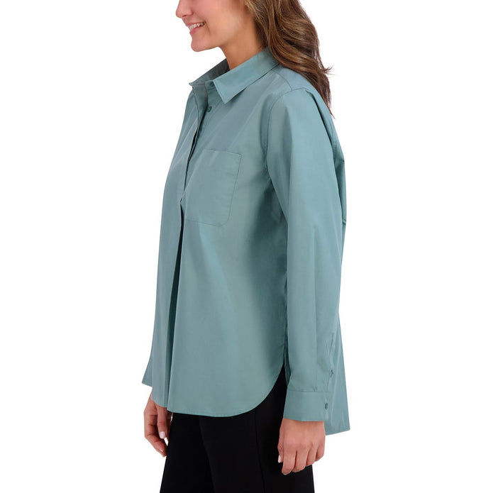 French Connection Women's Henley Blouse