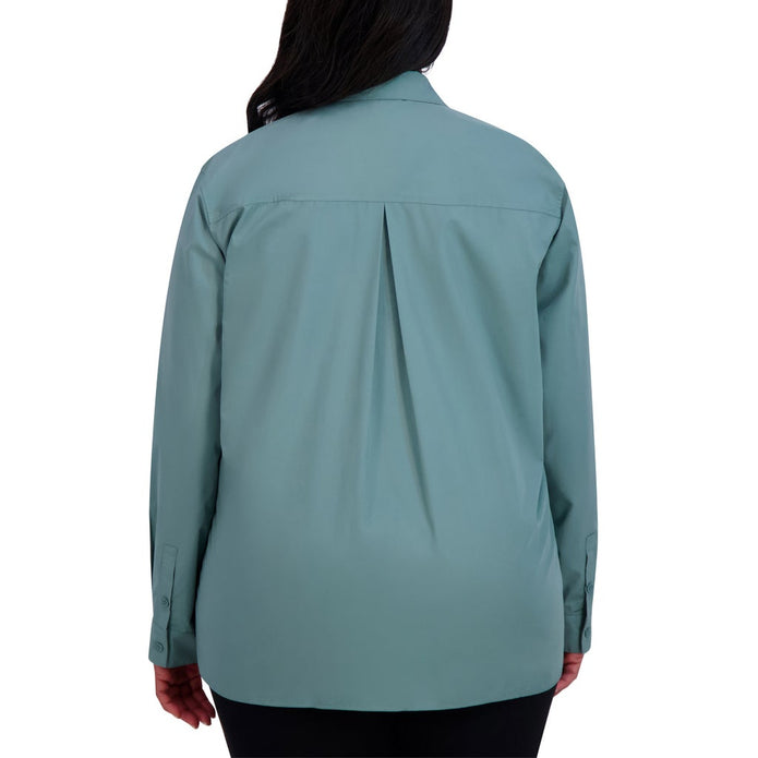 French Connection Women's Henley Blouse
