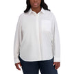 French Connection Women's Henley Blouse