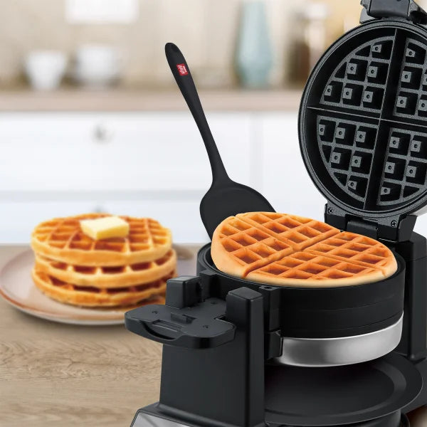 Salton Rotating Double Belgian Waffle Maker