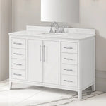 Loxley Rowe Venice Vanity in White with Quartz Top